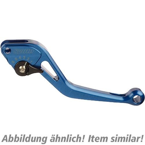 Motorrad Bremshebel ABM Bremshebel einstellbar Synto BH21 kurz blau/schwarz Neutral