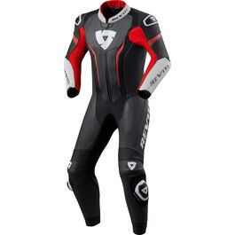 Motorcycle Combinations One Piece Suits REV'IT! Argon Leather Suit 1-piece black/neon red