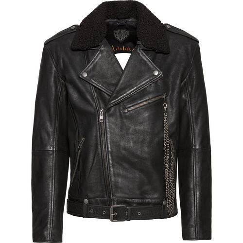 Motorcycle Leather Jackets Spirit Motors Smoky Liam leather jacket Black
