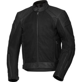 Veste de moto cuir/textile 3.0 noire
