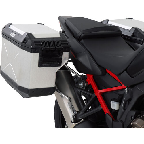 Sidecases Hepco & Becker Xplorer Cutout sidecase set silver for CRF 1100 Africa Twin Grey