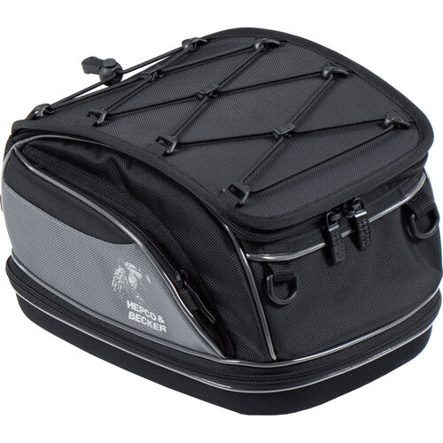 Motorcycle Rear Bags & Rolls Hepco & Becker Lock-it rearbag Street 7-12 liters black Neutral