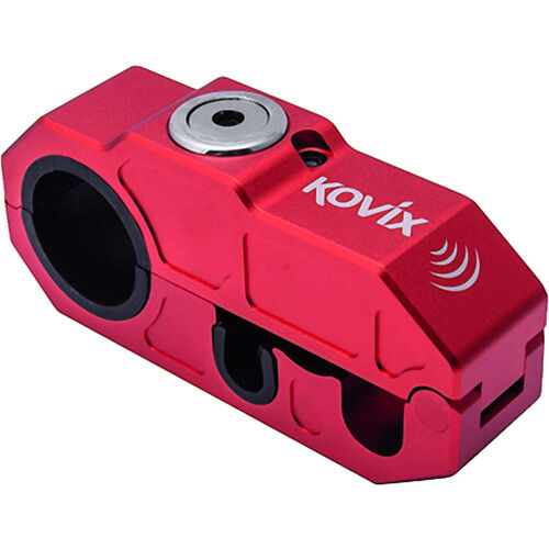 Cadenas pour moto Kovix KHL Grip Lock Verrouillage du levier de frein d'alarme rot Neutre