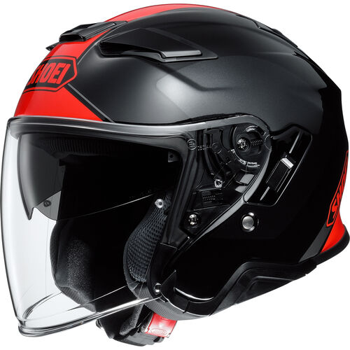 Open Face Helmets Shoei J-Cruise II Red