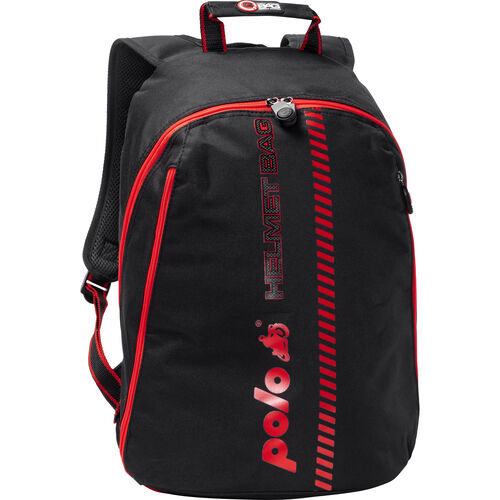 Backpacks QBag helmet backpack black/red 16-22 liters storage space