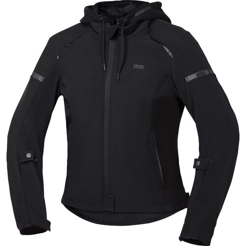 Women Motorcycle Textile Jackets IXS Classic SO 2.0 Ladies textile jacket Black