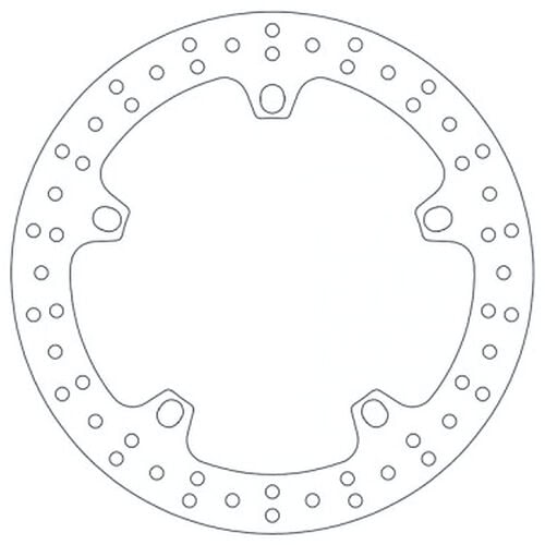 Disques de frein de moto Ferodo disque de frein rigide FMD0450R  305/181/4,6/5/203,15 Neutre