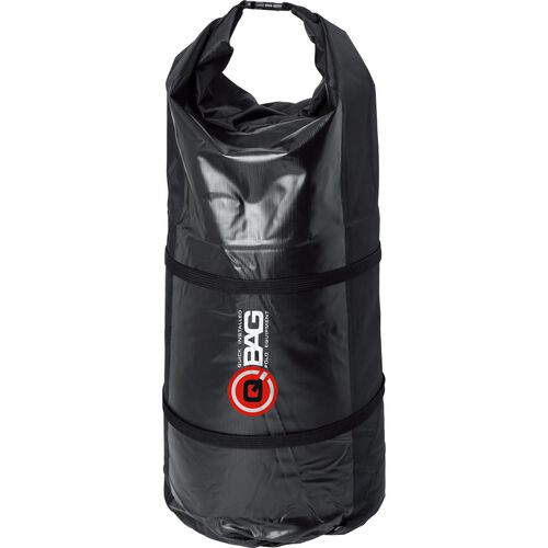 Motorrad Hecktaschen & -rollen QBag Gepäckrolle wasserdicht 01 bis zu 50 Liter Stauraum schwarz