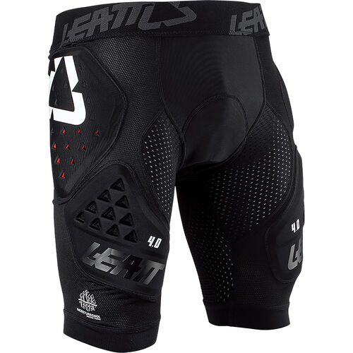 Pantalons protecteurs de moto Leatt Impact pantalon protecteur 4.0 3DF Noir