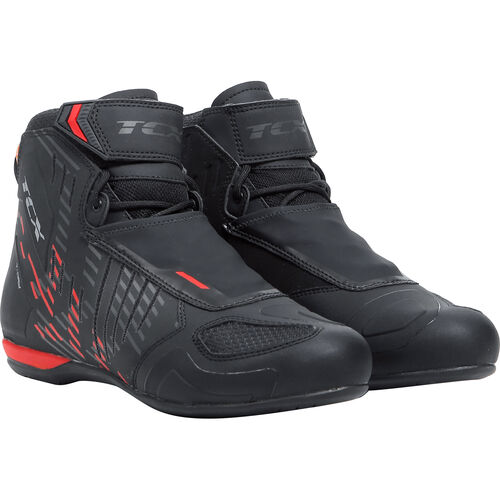 Motorcycle Shoes & Boots Sport TCX R04D WP Motorcycle lace-up boots short Red
