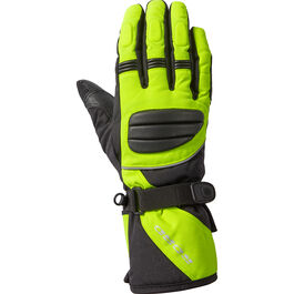 Tour Ladies leather/textile glove 2.0 long neon yellow