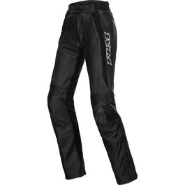 Sports ladies leather combination pants 4.0 wide noir