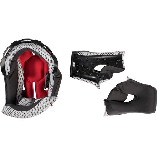 Helmet Pads O'Neal Cheek & interior pads set Sierra II/V.22/R V.22 Black