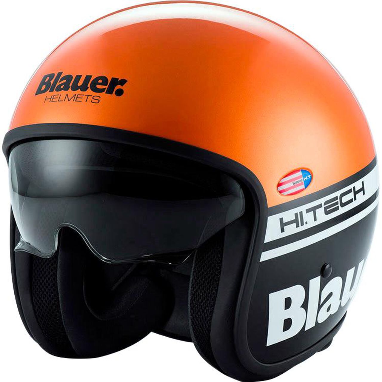 Blauer Pilot 1.1 orange S Open-Face-Helmet