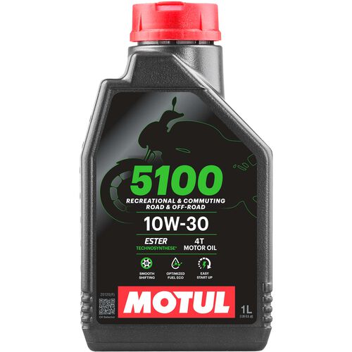 Motorrad Motoröl Motul Motoröl teilsynthetisch 5100 4T 10W-30 1 Liter Neutral