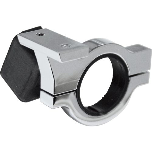 Instrument Accessories & Spare Parts Highsider Handlebar bracket 22/25.4mm for indicator light unit chrome Black