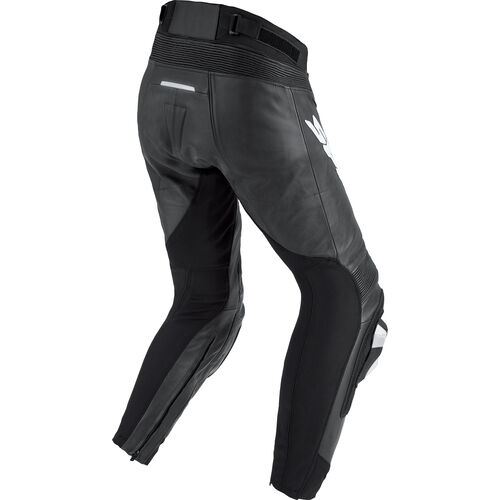 Pantalons de moto en cuir SPIDI RR Pro 2 Pantalons de cuir Blanc