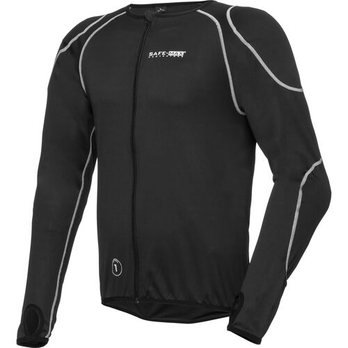 Chemises protectrices de moto Safe Max Sous-veste avec protections d’articulation 3.0 Noir
