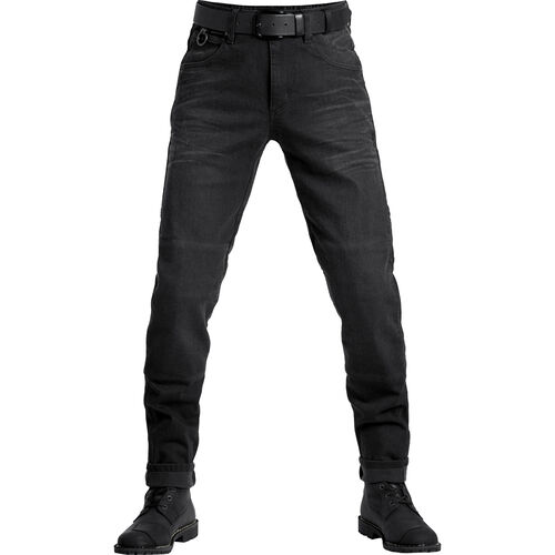 Trousers Pando Moto Boss Dyn 01 Jeans Black