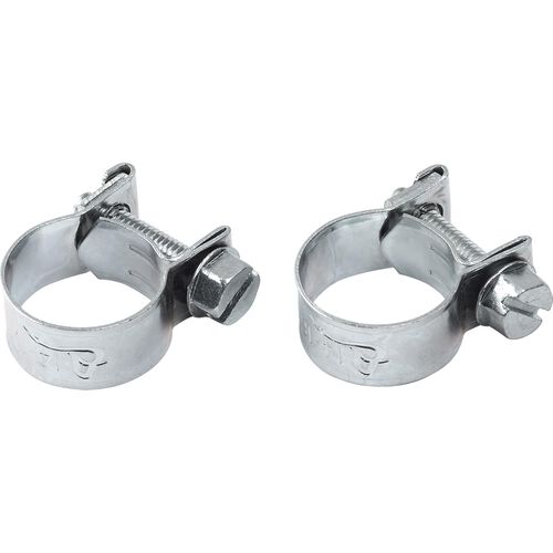 Motorcycle Fuel Filters & Hoses Hi-Q Tools Pair of fuel hose screw clamps for Ø 14-16 mm Neutral