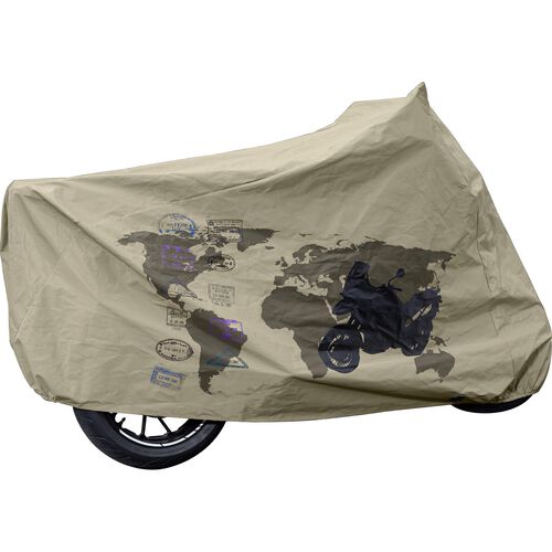 Motorcycle Covers POLO Outdoor cover „World“ size XL = 285/145/68cm Neutral