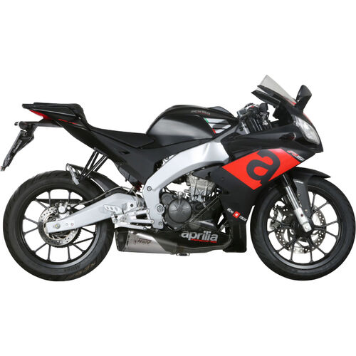 Motorcycle Exhausts & Rear Silencer MIVV Delta Race exhaust silver A.011.KDRX for Aprilia RS4 125 17- Grey