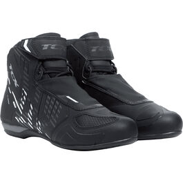 R04D WP Motorcycle lace-up boots short white