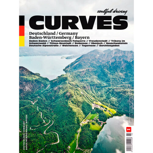 Motorcycle Maps, Travel Reports &  Travel Guides Klasing-Verlag CURVES Southern Germany Neutral