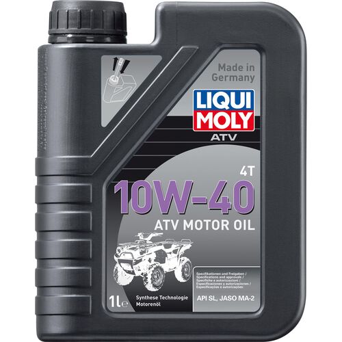 Motorcycle Engine Oil Liqui Moly ATV 4T Motoroil 10W-40 1 liter Neutral