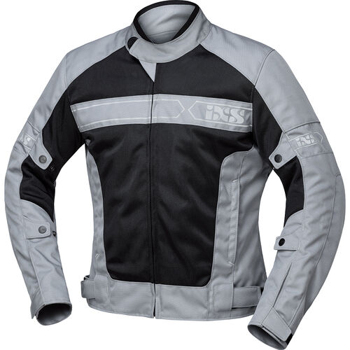 Vestes de moto en textile IXS Classic Teste Textile Evo-Air Gris
