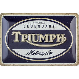 Blechschild 20 x 30 cm Triumph - Legendary Motorcycles