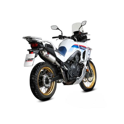 Motorrad Auspuffanlagen & Endschalldämpfer MIVV Auspuff Dakar silber für Honda XL750 Transalp Grau