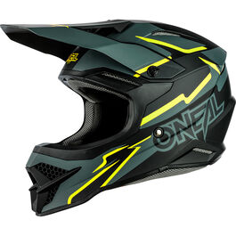 O'Neal MX 3Series Voltage black/fluo yellow Motocross Helmet