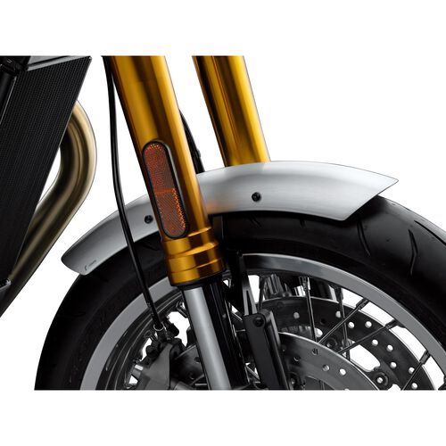 Verkleidungen & Radabdeckungen Rizoma Alu Kotflügel vorne ZHD136BS schwarz für Harley-Davidson