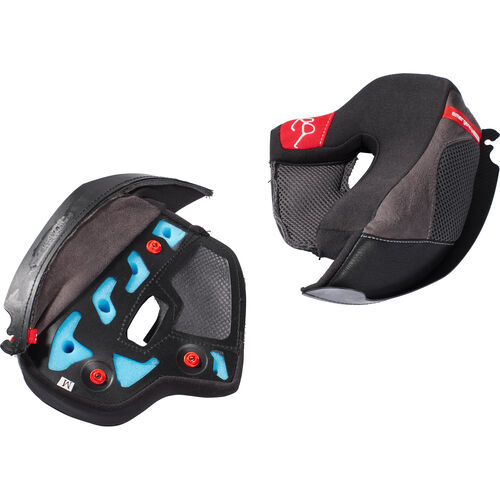 Helmet Pads Nexo Cheek Pads Fiberglass/Carbon Travel II Black