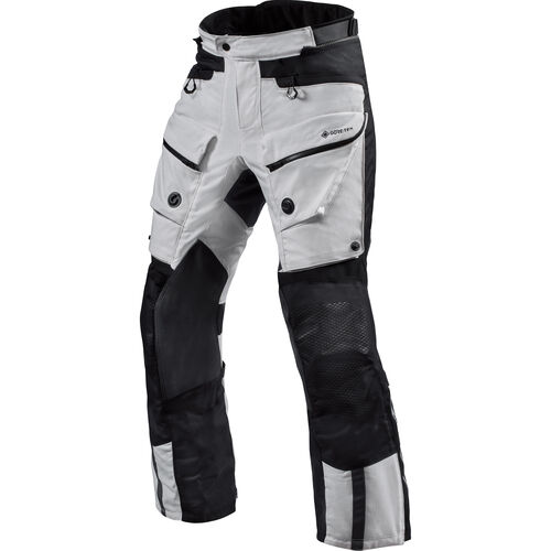 Pantalons de moto en textile REV'IT! Defender 3 GTX Pantalon Textile Gris