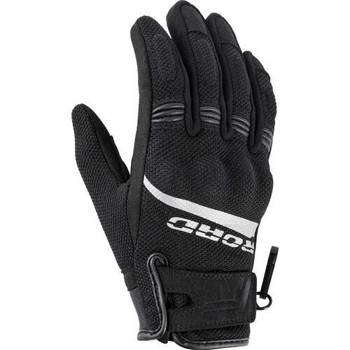 Motorcycle Gloves Sport Road Summer Ladies textile glove 3.0 short Black