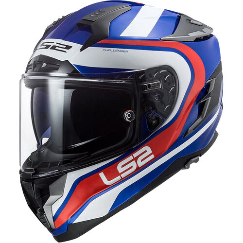 Full Face Helmets LS2 Challenger Fusion blue/red Design XS