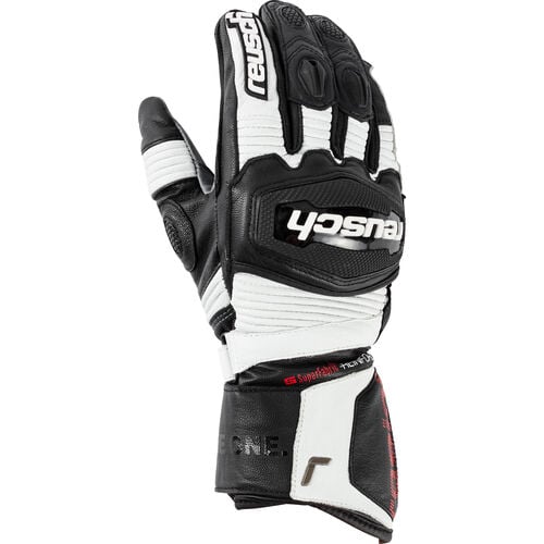 Motorcycle Gloves Sport Reusch Bella V1P Racing Lady Leather glove long White
