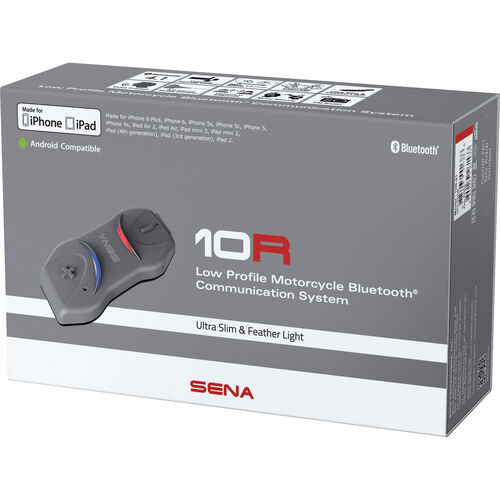Sena 10R Bluetooth Headset Single Pack ohne Fernbedienung