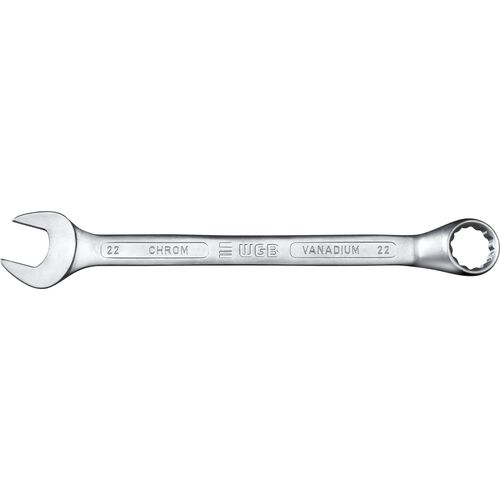 Wrench & Tong WGB combination wrench 220, cranked side SW17, 230mm Red