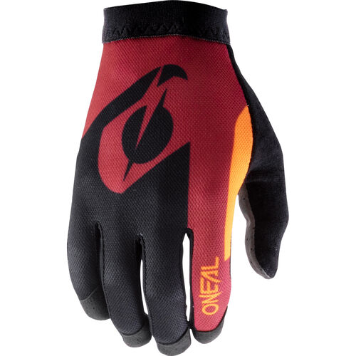 Motorcycle Gloves Cross O'Neal AMX Altitude Cross Short glove Red