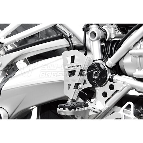 Motorrad Abdeckungen & Deckel SW-MOTECH Fußbremspumpenschutz Alu schwarz für Harley-Davidson Pan Ame Neutral