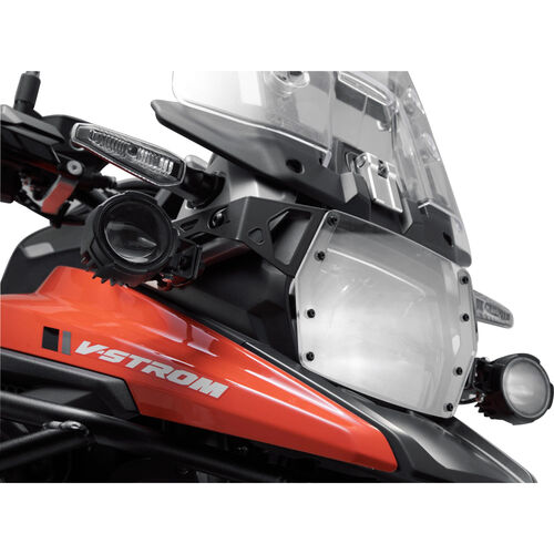 Motorrad Scheinwerfer & Lampenhalter SW-MOTECH Hawk Scheinwerferhaltesatz für Suzuki DL 1050 V-Strom 2019- Schwarz