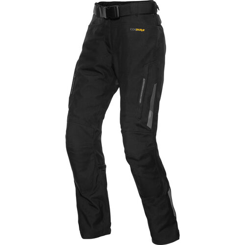 Pantalons de moto en textile FLM Pantalon textile de moto femme 3.0 Noir