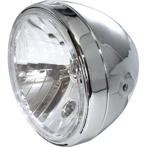 Phares & supports de phare de moto Shin Yo H4 projecteur 190mm Reno 2 latéral chrome Blanc