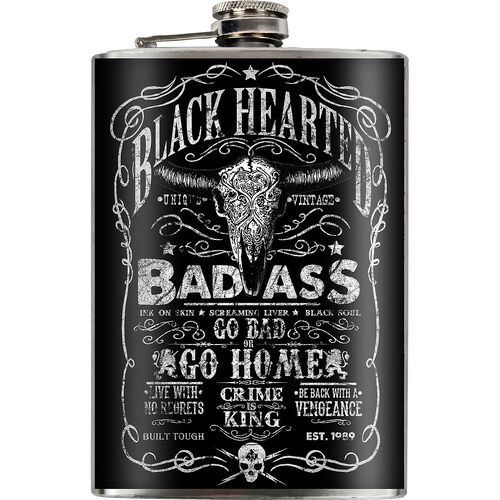 Jack's Inn 54 Flask "Bad Ass" Grey