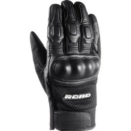 Leather/textile glove 1.0 short black
