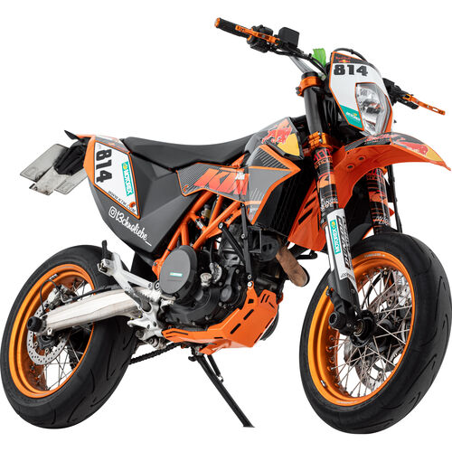 Motorrad Sturzpads & -bügel Zieger Motorschutz Alu orange für KTM SMC /R 690 Neutral