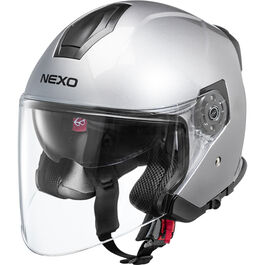Nexo Jet helmet Travel 2.0 silver Open-Face-Helmet